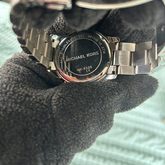 Michael Kors Mercer Blue Face Watch MK8329 - Picture 9 of 9